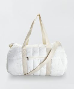 Sac à langer + attache poussette - Blanc