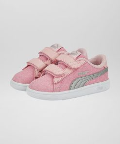 Baskets 'Puma' 'Smash Glam V2" - Rose/Gris