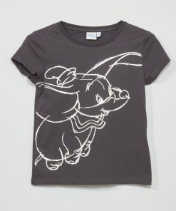 T-shirt de 'DS' manches courtes - Gris