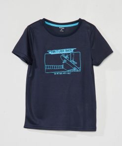 Tee-shirt imprimé - Bleu