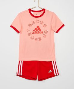 Ensemble 'adidas' - rouge/orange