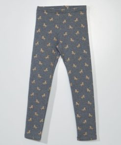 Legging à motif - Gris 'licorne'