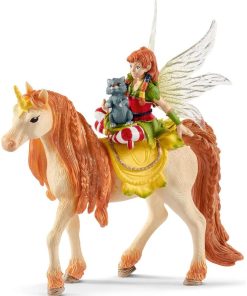 Figurines Bayala : Fée Marween avec une licorne scintillante - N/A