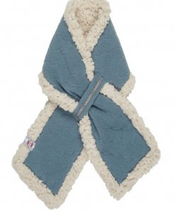 Écharpe bébé en polaire ajustable - Bleu