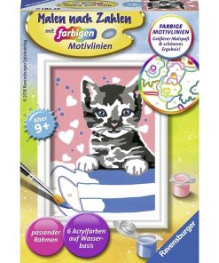 Peinture par numéro Chaton - N/A