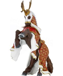 Figurine Cheval du Maître des armes cimier cerf rouge - N/A