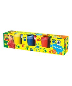 Peinture à doigts 4 pots de 150 ml : Classique - N/A