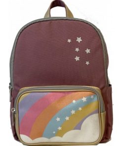 Sac à dos bébé Arc-en-ciel étoilé - Rose