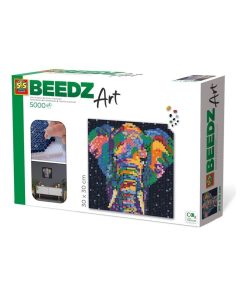 Perles à repasser : Beedz Art - Éléphant fantaisie - N/A