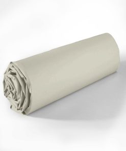 Drap housse coton uni Passion - Beige clair