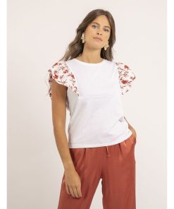 T-shirt sans manches FARLI - Rouge