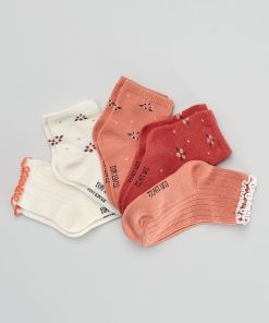 Chaussettes fantaisie - Lot de 5 - Jaune
