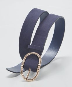 Ceinture en suedine - Bleu