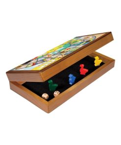 Jeu de l'oie pliable en bois - N/A