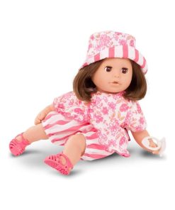 Poupée Cosy Aquini 33 cm : Tenue estivale à rayures - N/A