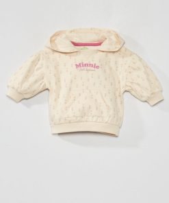 Sweat à capuche 'Minnie' - Ecru