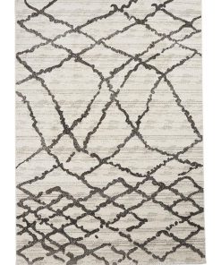 Tapis berbère style 160x230 NAILLIFO Blanc Certification care and Fair idéal pour le salon - Blanc