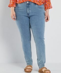 Jean slim taille haute - L28 - Triple stone