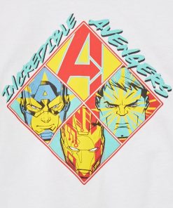 T-shirt 'Avengers' 'Marvel' - Blanc