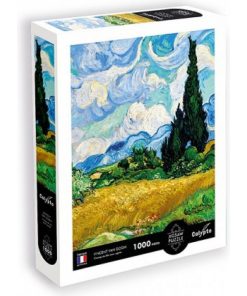 Vincent Van Gogh - 1000 Pieces - Champ De Ble Avec Cypres - N/A