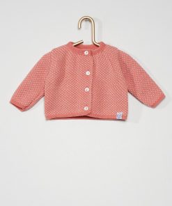 Gilet 'La manufacture de Layette' - rose