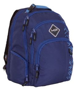 BODYPACK Sac à dos recyclé Ordi USB Typo - Bleu