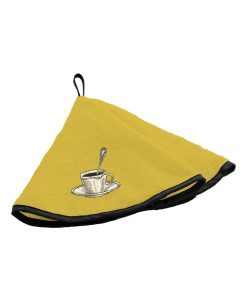 Essuie main Torchon Collection Tasse de cafe - Jaune