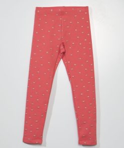 Legging à motif - Rose