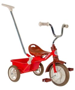 Tricycle rouge canne et benne 10280 - Italtrike - Rouge
