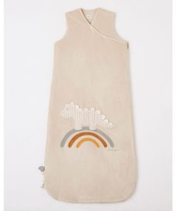 Gigoteuse 90-110 cm Stegi en veloudoux, - Beige