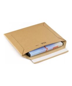 10 pochettes en carton - 33 x 23 cm - Marron