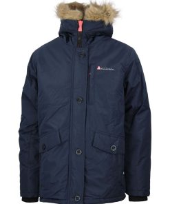 Parka de ski fille GALAVA - Bleu marine