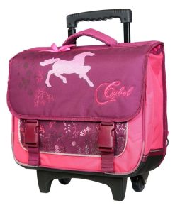 BAGTROTTER Cartable à roulettes 38 cm Cybel Cheval Licorne Violet - Violet