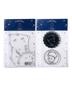 3 Tampons transparents Le Petit Prince Asteroïd et Boa - N/A