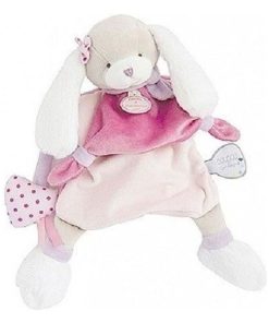 doudou Doudou et compagnie Chien Rose DC3083 Toopi & Nonette Marionnette - Rose