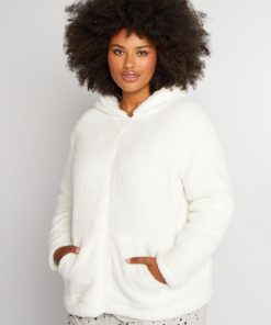 Sweat à capuche - blanc