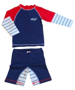 Ensemble Anti-UV garçon : Marin Bleu - Bleu