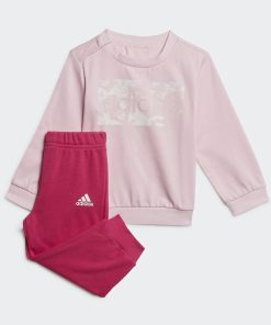 Ensemble 'adidas' en molleton - rose