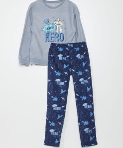 Ensemble pyjama t-shirt + pantalon 'Toy Story' - 2 pièces - Bleu/gris