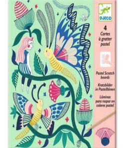 Carte A Gratter Pastel Le Jardin Fabuleux - N/A