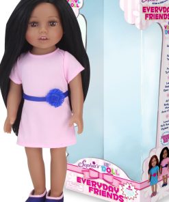 Sophia's par Teamson Kids 18 "All Vinyl Dark Brown Hair Poupee" Brooklyn "avec les yeux bruns - N/A