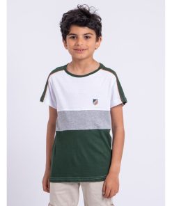 T-shirt manches courtes pur coton NABALIA-J - Vert