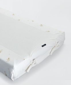 Housse de matelas à langer - Blanc 'mouton'