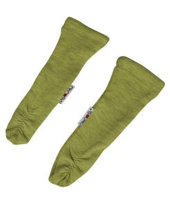 Chaussons de Portage évolutif en laine mérinos Pea Purée - Multicolore