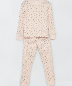 Ensemble pyjama avec imprimé - 2 pièces - Rose