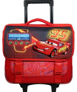 BAGTROTTER Cartable à roulettes 38 cm DS Cars Rouge - Rouge