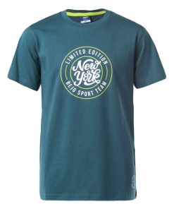 Bejo - T-shirt YORKY - Bleu fluo