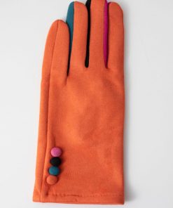 Gants compatibles écrans tactiles Kebello - Orange