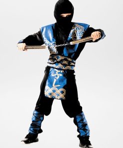 Déguisement de Ninja - noir/bleu