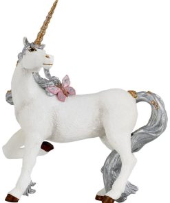 Figurine Licorne argentée - N/A